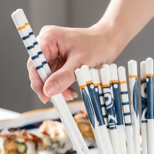 Load image into Gallery viewer, Bone China Porcelain Japanese Luxury Ceramic Chopsticks (5 Pairs)