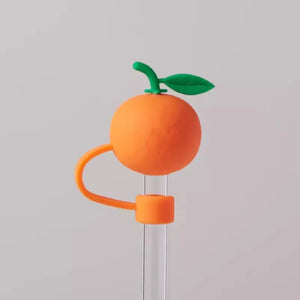 Cute Strawberry Fruit Straw Toppers | Covers Caps For Stanley Cup Tumblers - 1 Pc