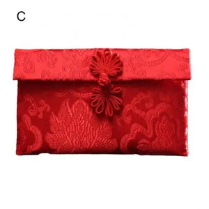 Chinese Knot Red Envelope | Exquisite Lunar New Year Gift Bag - 1 Pc