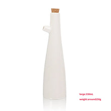 Load image into Gallery viewer, White Ceramic Soy Sauce Bottle | Japanese Porcelain Tall Dispenser - 1 Pc