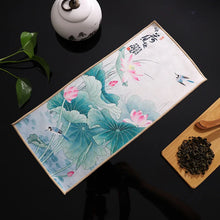 Load image into Gallery viewer, Chinese Flowers Tea Towel | Nature Kitchen Mat Dish Cloths - 1 Pc