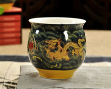 Load image into Gallery viewer, Luxury Dragon Chinese Tea Set | GongFu Ceramic Porcelain Ceremony - 7 Pc