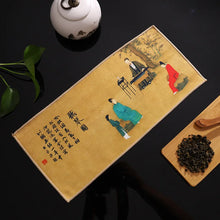 Load image into Gallery viewer, Traditional Chinese Paintings Tea Towel | Absorbent Tea Mat Dish Cloth -  Pc