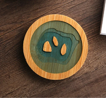 Load image into Gallery viewer, Ocean Cute Coasters | Art Water Nature Wood Bamboo Drinks - 1 Pc