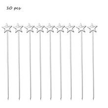 Load image into Gallery viewer, Metal Cocktail Picks | Drink Toothpick Skewer Sticks - 4/10 Pc Set