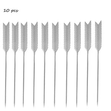 Load image into Gallery viewer, Metal Cocktail Picks | Drink Toothpick Skewer Sticks - 4/10 Pc Set