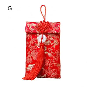 Chinese Knot Red Envelope | Exquisite Lunar New Year Gift Bag - 1 Pc