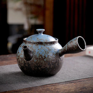 Vintage Japanese Kyusu Teapot | Gongfu Tea Kettle Maker - 1 Pc