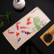 Load image into Gallery viewer, Chinese Flowers Tea Towel | Nature Kitchen Mat Dish Cloths - 1 Pc