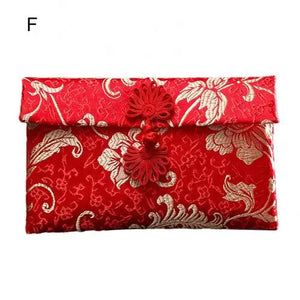 Chinese Knot Red Envelope | Exquisite Lunar New Year Gift Bag - 1 Pc