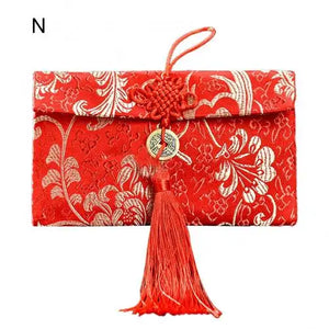 Chinese Knot Red Envelope | Exquisite Lunar New Year Gift Bag - 1 Pc