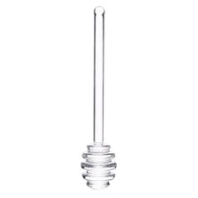 Load image into Gallery viewer, Glass Honey Dipper Sticks | Stirring Spoon for Honey Jar - 1 Pc