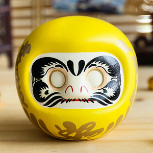 Japanese Daruma Doll | Ceramic Figurine Wish Ornament Gift - 1 Pc