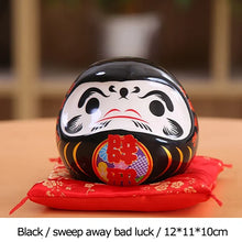 Load image into Gallery viewer, Large Red Daruma Doll | Japanese Ceramic Figurine Wish Toy Money Bank - 1 Pc