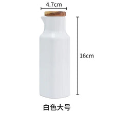 Load image into Gallery viewer, Blue Soy Sauce Bottle with Lid | Ceramic Vinegar Dispenser - 1 Pc