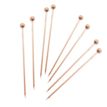 Load image into Gallery viewer, Black Cocktail Picks | Metal Toothpick Skewers - 10 Pc Set