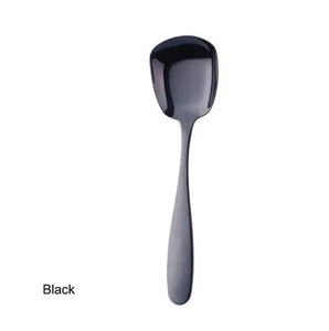 Korean Metal Spoons | Stainless Steel Asian Soup Spoon - 1 Pc