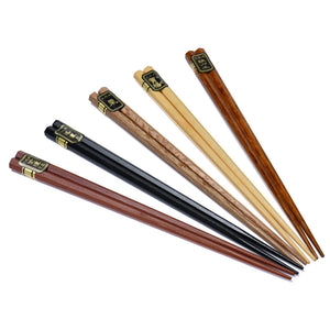 Mixed Beech Wood Chopsticks with Box | Japanese Luxury Chopstick Gift - 5 Pairs