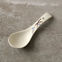 Load image into Gallery viewer, Pink Speckled Asian Soup Spoons | Japanese Ceramic Porcelain Tableware - 1 Pc