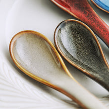 Load image into Gallery viewer, Japanese Asian Soup Spoons | Ceramic Rice Noodle Tableware - 1 Pc