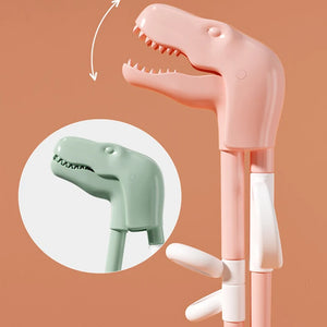 Cute Animal Dinosaur Training Chopsticks for Kids | Blue Green Pink 1 Pc