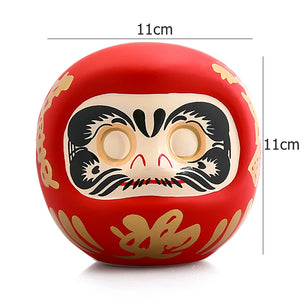 Japanese Daruma Doll | Ceramic Figurine Wish Ornament Gift - 1 Pc