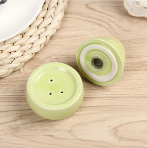 Pear Ceramic Salt & Pepper Shakers | The Perfect Pair Wedding Favor - 1 Set