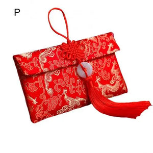 Chinese Knot Red Envelope | Exquisite Lunar New Year Gift Bag - 1 Pc