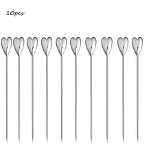 Load image into Gallery viewer, Metal Cocktail Picks | Drink Toothpick Skewer Sticks - 4/10 Pc Set