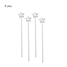 Load image into Gallery viewer, Metal Cocktail Picks | Drink Toothpick Skewer Sticks - 4/10 Pc Set