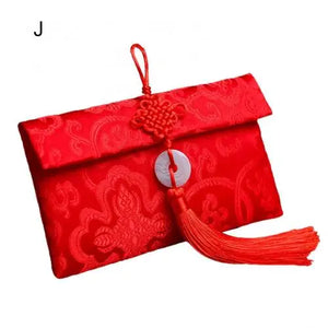 Chinese Knot Red Envelope | Exquisite Lunar New Year Gift Bag - 1 Pc