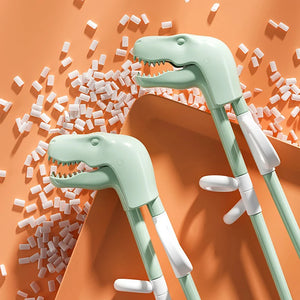 Cute Animal Dinosaur Training Chopsticks for Kids | Blue Green Pink 1 Pc