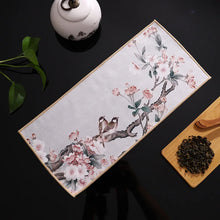 Load image into Gallery viewer, Chinese Flowers Tea Towel | Nature Kitchen Mat Dish Cloths - 1 Pc