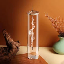 Load image into Gallery viewer, Modern Glass Incense Holder | Anti-Ash Stick Burner Holders with Removable Catcher - 1 Pc