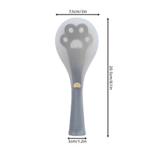 Load image into Gallery viewer, Cute Gray Paw Rice Paddle | Cat Dog Animal Non-Stick Silicone Spoon - 1 Pc