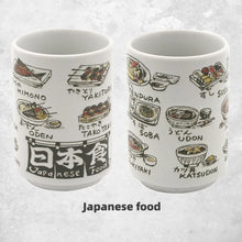 Load image into Gallery viewer, Mt Fuji Cylindrical Japanese Tea Cups | Ceramic Fun Traditional Japan Landmarks - 1 Pc