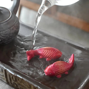 Koi Fish Color Changing Tea Pet | Chinese Gongfu Resin Figurine - 1 Pc