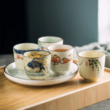 Load image into Gallery viewer, Japanese Yunomi Tea Cup | Retro Hand-Painted Ceramic 180ml