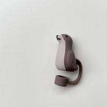 Load image into Gallery viewer, Cute Animal Stanley Straw Toppers | Silicone Cap Covers - 1 Pc