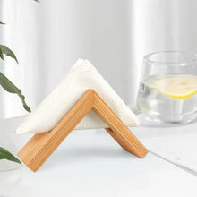 Load image into Gallery viewer, Triangle Wooden Napkin Holder for Table | Paper Dispenser - 1 Pc