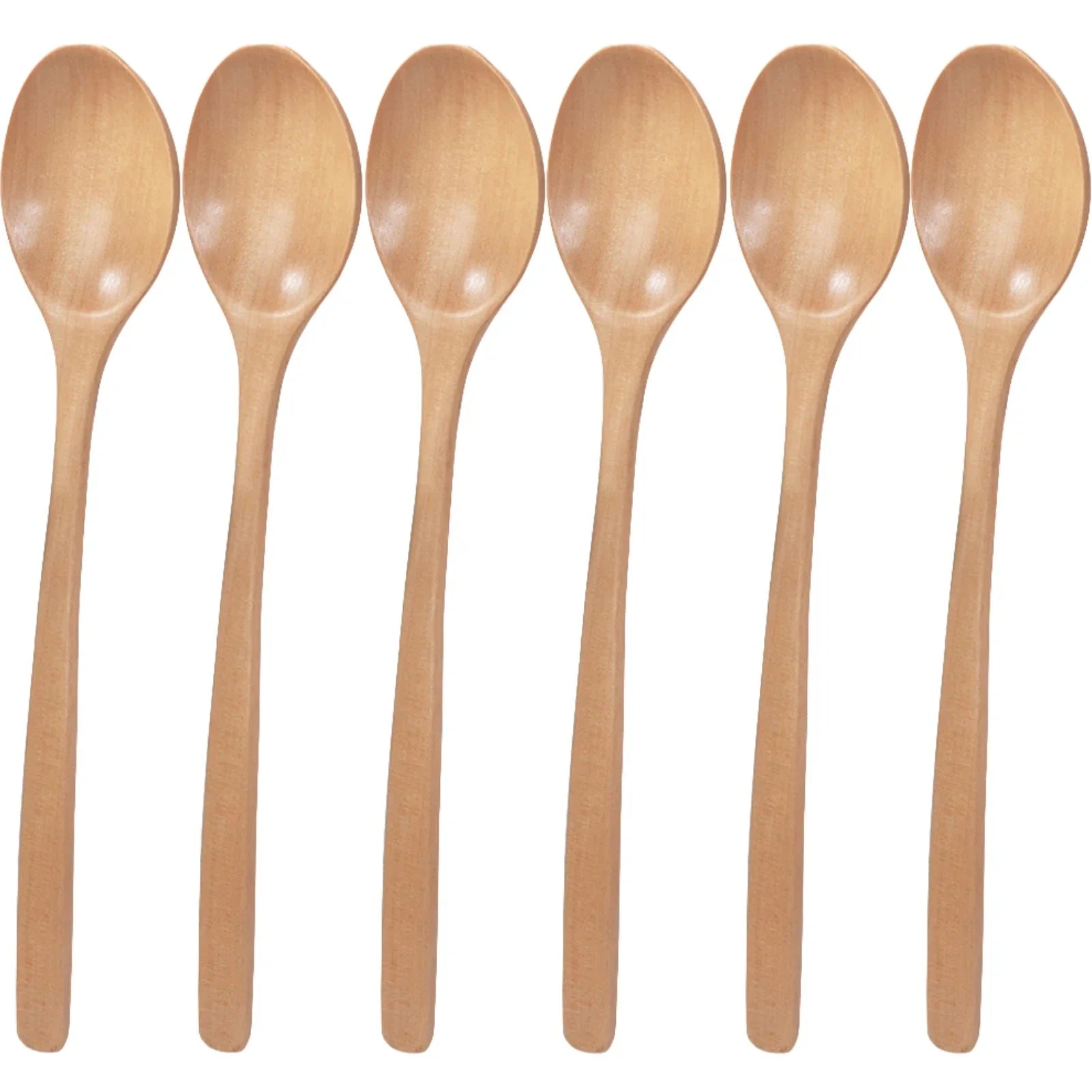cherry wood long handled teaspoon cherry wood long handled teaspoon