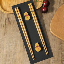 Load image into Gallery viewer, Chinese Wooden Chopsticks with Chopstick Rests | Luxury Gift - 2 Pair Set