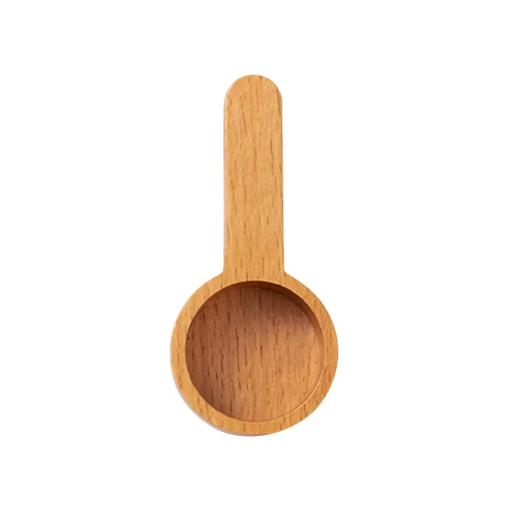 Wooden Coffee Scoop | Walnut Beech Measuring Spoon Size for Brewing Cup - 1 Pc