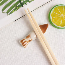 Load image into Gallery viewer, Cute Fish Ceramic Chopstick Rest | Animal Inspired Chopsticks Holder | 1 Pc