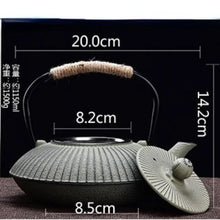Load image into Gallery viewer, Japanese Cast Iron Teapot (Tetsubin) | 800ml, Minimalist Design