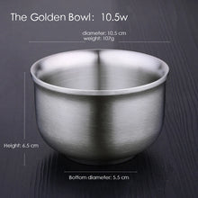 Load image into Gallery viewer, Metal Kobachi Small Bowl | Double Anti-Scalding 304 Stainless Steel Container - 1 Pc