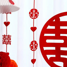 Load image into Gallery viewer, Hanging Wedding Decor | Chinese Vietnamese Happiness Ceremony - 6 pc Set