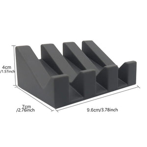 Tilted Bar Soap Saver | Silicone Soap Rack Tray for Draining - 1 Pc