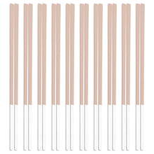 Load image into Gallery viewer, Matte Pastel Stainless Steel Korean Metal Chopsticks | Green Pink Gray Brown - 10 pairs