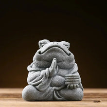 Load image into Gallery viewer, Stone Toad Tea Pet | Golden Frog for Wealth Figurine - 1 Pc